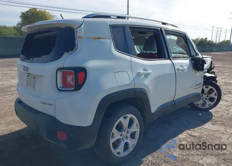 2016 Jeep Renegade Limited z USA, uszkodzony, nr VIN ZACCJBDT8GPC51928